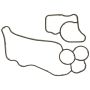 MAHLE B33594 Engine Oil Filter Adapter Gasket