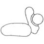 MAHLE B33788 Engine Oil Cooler Gasket