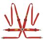 OMP RACING, INC. OMPDA0-0203-A02-061 Safety Harness Tecnica Red FIA 8853-2016