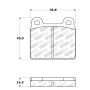 StopTech Street Touring 75-95 Alfa Romeo 2000 Spider/Graduate/Veloce Front Brake Pads