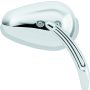 Bikers Choice 488745 65-Up Chrome Tapered Mirrors Universal Custom Pair