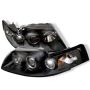 SPYDER 5010445 Projector Headlights - LED Halo - Black