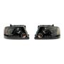 Raxiom 04-08 Ford F-150 Dual LED Halo Projector Headlights- Black Housing (Clear Lens)