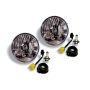 KC HiLiTES 42302 KC Headlight H4 Halogen 7in Dot 2-Light - 2007-2018 Jeep Wrangler JK 2/4-Door