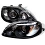 SPYDER 5010933 Projector Headlights - LED Halo - Black
