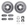 Dynamic Friction 7512-03090 Rotor Kit