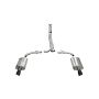 CORSA Performance 14315BLK Corsa 2010-2019 Ford Taurus SHO 3.5L V6 Turbo Sport Cat-Back Exhaust w/ Dual 4in Black Tips
