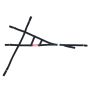 Racequip 727001 Black Triangle Roll Cage Net