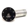 Ridetech 81000033 Billet aluminum gas cap for 1967-1968 Camaro, locking, anodized Black.
