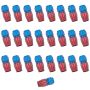 Russell 610048 Performance -10 AN Red/Blue Straight Full Flow Hose End (25 pcs.)