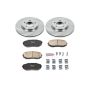 PowerStop KOE3071 OE Stock Replacement Low-Dust Ceramic Brake Pad and Rotor Kit