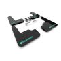 Rally Armor MF92-UR-BLK/TL-X Black Mud Flap/Teal Logo