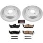 PowerStop CRK2221 Genuine Geomet Coated Rotor and Low-Dust Ceramic Brake Pad Kit