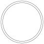 Cometic Gasket C15108 Cometic Holley Airhorn .020in Fiber Carburetor Gasket