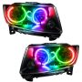 Oracle Lighting 7070-334 SMD Pre-Assembled Headlights, Non-HID, Chrome Bezel, ColorSHIFT - No Controller