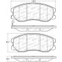 Stoptech 308.12640 Street Brake Pads
