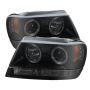 SPYDER 5078568 Projector Headlights - LED Halo - Black Smoke