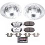 PowerStop K2451-26 Z26 Street Performance Ceramic Brake Pad and Drilled & Slotted Rotor Kit
