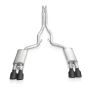 Stainless Works GT500CBXFCLB 2020 Ford GT500 Legend Catback X-Pipe Exhaust Factory Connect - Black Tips