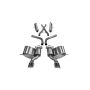 CORSA Performance 14466 Corsa 2012-2013 Jeep Grand Cherokee 6.4L V8 Polished Sport Cat-Back Exhaust