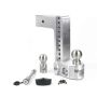 Weigh Safe WS10-3-KA 10in Drop Hitch w/Built-in Scale & 3in Shank (10K/21K GTWR) w/WS05 - Aluminum