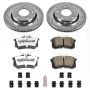 PowerStop K894-26 Z26 Street Performance Ceramic Brake Pad and Drilled & Slotted Rotor Kit