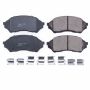 PowerStop 17-798 PowerStop - Z17 Low-Dust Ceramic Brake Pads with Hardware