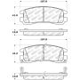 Stoptech 305.06980 Street Select Brake Pads - Front