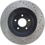 Stoptech 127.63072R Slotted & Drilled Sport Brake Rotor