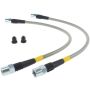 Stoptech 950.37014 Stainless Steel Front Brake Lines for 04-05 Porsche Carrera GT