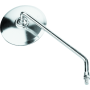 BikeMaster 600071 Round Mirror 10mm Left - Stainless