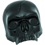 Kuryakyn 5731 Skull Horn Cover Black