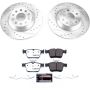 PowerStop K7176-26 Z26 Street Performance Ceramic Brake Pad and Drilled & Slotted Rotor Kit
