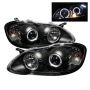 SPYDER 5011787 Projector Headlights - LED Halo - Black