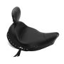 Mustang Motorcycle 79762 Mustang 14-21 Indian Chieftain,Chief Cl,Dark Horse,Spfld,Vint Standard Solo Seat w/Studs - Black