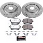PowerStop K4746-26 Z26 Street Performance Ceramic Brake Pad and Drilled & Slotted Rotor Kit