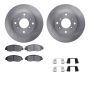 Dynamic Friction 6512-59244 Rotor Kit