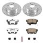 PowerStop K5399-26 Z26 Street Performance Ceramic Brake Pad and Drilled & Slotted Rotor Kit