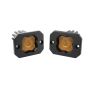 Diode Dynamics DD6851P Stage Series C1 LED Pod - Yellow SAE Fog Flush ABL (Pair)