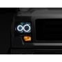 Raxiom T542825 09-14 Ford F-150 Super White LED Halo Projector Headlights- Blk Housing (Clear Lens)