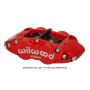 Wilwood 120-11779-RD Caliper-Narrow Superlite 6R-LH - Red 1.62/1.12/1.12in Pistons 1.25in Disc
