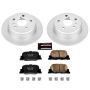 PowerStop CRK1084 Genuine Geomet Coated Rotor and Low-Dust Ceramic Brake Pad Kit