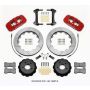 Wilwood 140-13887-R AERO6 Front Hat Kit 15.00 Red 2015-Up Mustang w/Lines
