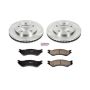PowerStop KOE1869 OE Stock Replacement Low-Dust Ceramic Brake Pad and Rotor Kit