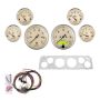 AutoMeter 7043-AB DIRECT FIT DASH KIT, CHEVY TRUCK 64-66, TACH/MPH/FUEL/OILP/WTMP/VOLT, AB