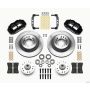 Wilwood 140-12275 Narrow Superlite 6R Front Hub & 1PC Rtr Kit 12.88in 74-80 Pinto/Mustang II Disc Spindle only