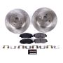PowerStop KOE690 OE Stock Replacement Low-Dust Ceramic Brake Pad and Rotor Kit