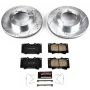 PowerStop K1132 Z23 Daily Driver Carbon-Fiber Ceramic Brake Pad and Drilled & Slotted Rotor Kit