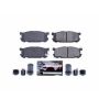 PowerStop Z23-891 PowerStop - Z23 Daily Driver Carbon-Fiber Ceramic Brake Pads with Hardware Kit