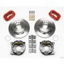 Wilwood 140-7146-R Forged Dynalite P/S Park Brake Kit Red Ford 8.8 w/2.5in Offset-5 Lug